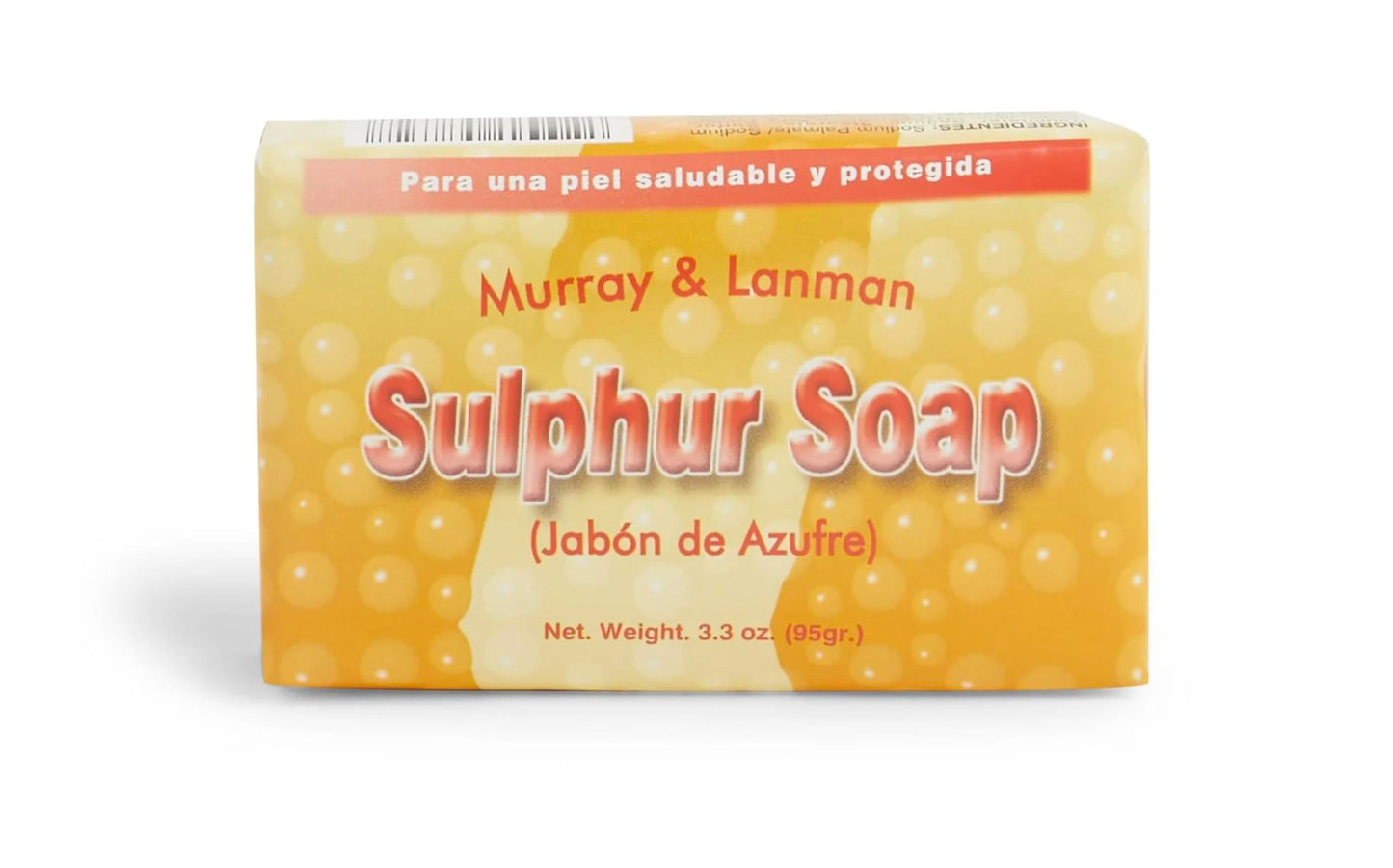 Generic Murray & Lanman Sulfur Soap Bar, Sulphur Soap 3.3 Oz (Pack of 4)