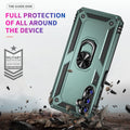 for Samsung A14 5G Case, Galaxy A14 5G Case with HD Screen Protector, Military Grade Protective Cases with Ring for Samsung Galaxy A14 5G (Dark Green)