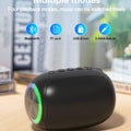 Altavoces Bluetooth MEGUO, altavoces inalámbricos A66, altavoces inalámbricos portátiles de 5 W con sonido claro, modos de reproducción múltiples, compatibles con teléfonos móviles, PC para el hogar o al aire libre