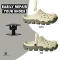 10 piezas de remaches de repuesto para reparación de correas de zapatos Crocs, remaches de repuesto para Crocs, botón de cierre de reparación de correa trasera de zapatos