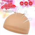 Fandamei 6 Pcs Stocking Wig Caps, Light Brown Stocking Caps For Wigs, Stretchy Nylon Wig Caps for Women, Girls, Kids