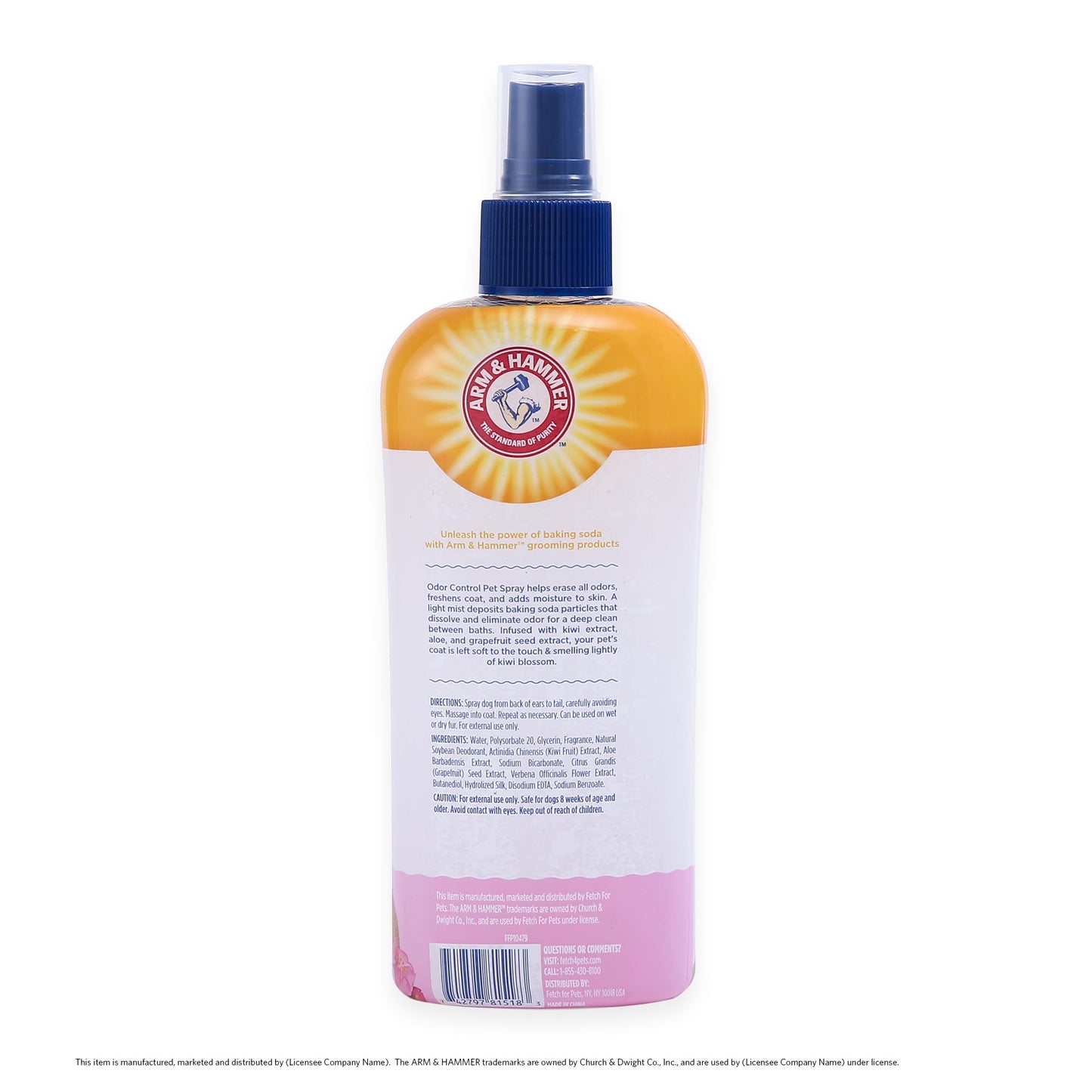 Arm & Hammer for Pets Super Deodorizing Spray for Dogs | Best Odor Eliminating Spray for All Dogs & Puppies | Fresh Kiwi Blossom Scent That Smells Great, 8 Ounces