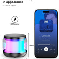 NOTOKA Mini Portable Bluetooth Speakers Wireless,TWS Pairing Small Bluetooth Speaker，with Lights and Lanyard,Gifts for Women/Girls, Boys and Kids for Christmas