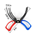 2/3 Claw Fish Gripper, Fishing Pliers Gripper, 2024 New Multifunctional Metal Fish Control Clamp Forceps, for Catch Most Freshwater Fish Fishing Accessories (3 Claw Fish Gripper)