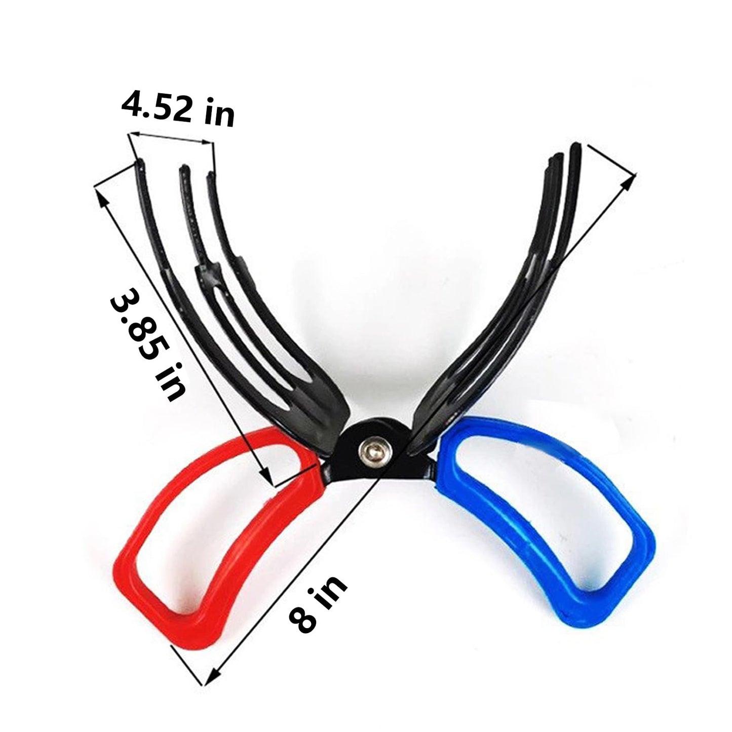 2/3 Claw Fish Gripper, Fishing Pliers Gripper, 2024 New Multifunctional Metal Fish Control Clamp Forceps, for Catch Most Freshwater Fish Fishing Accessories (3 Claw Fish Gripper)