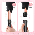 Waver Curling Iron Wand, BESTOPE PRO 5 in 1 Curling Wand Set with 3 Barrel Hair Crimper for Women, Fast Heating Hair Wand Curler in All Hair Type