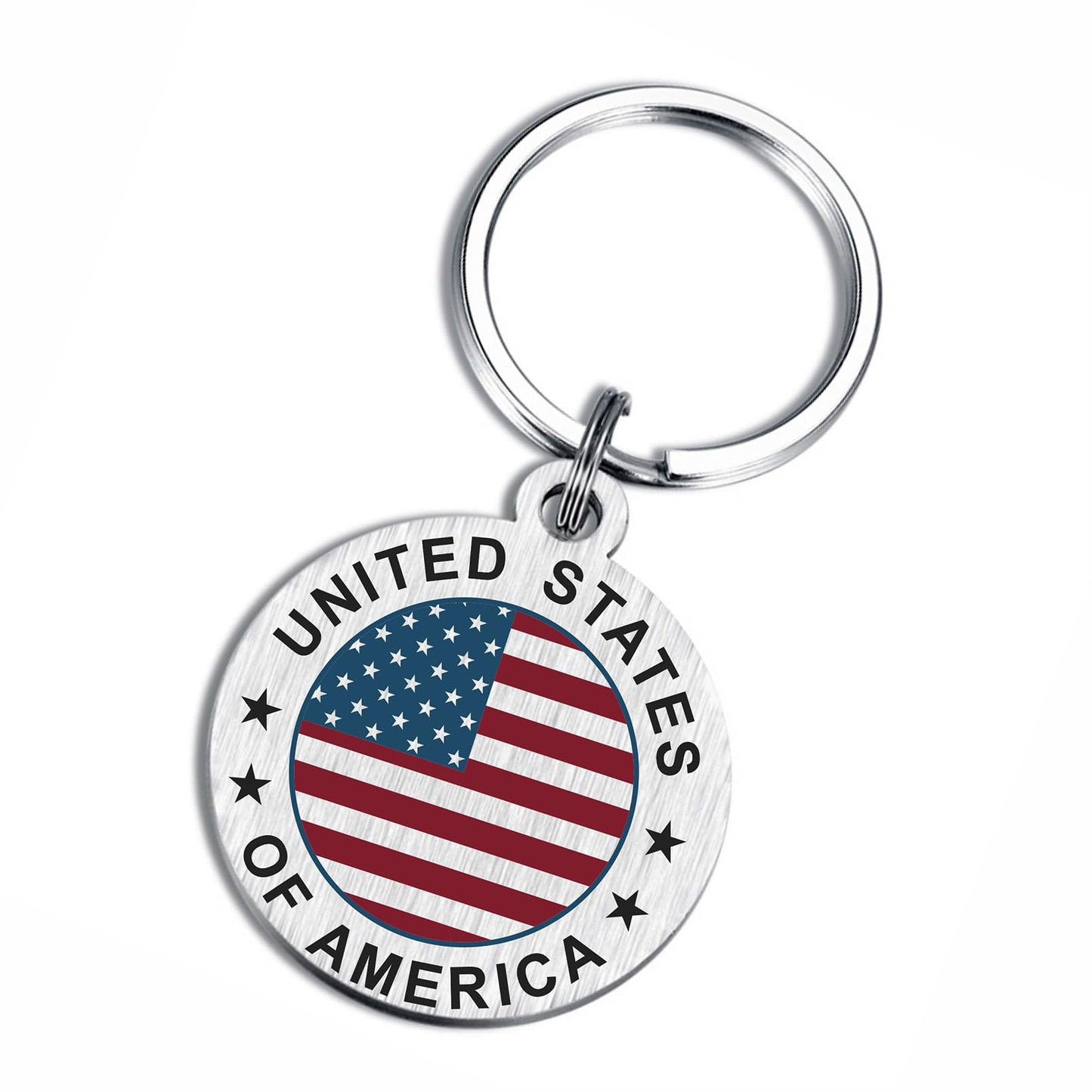 Porte-clés patriotique américain TGCNQ - Pendentif drapeau des États-Unis d'Amérique, parfait pour les fiers patriotes, cadeaux pour Noël en Amérique