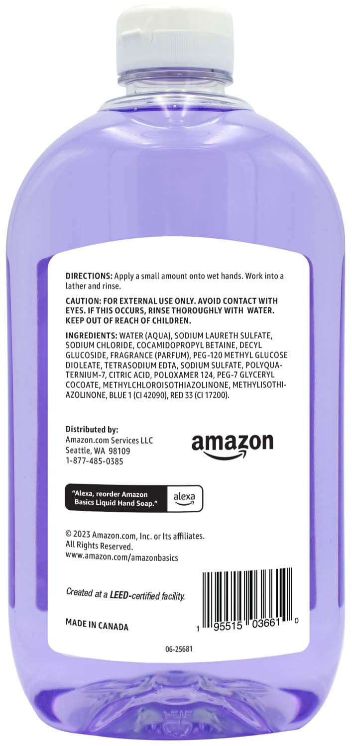 Amazon Basics Original Fresh Liquid Hand Soap, 32 Fl Oz (Pack of 2) (Previously Solimo)