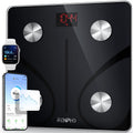 RENPHO Smart Scale for Body Weight, FSA HSA Eligible, Digital Bathroom Scale BMI Weighing Bluetooth Body Fat Scale, Body Composition Monitor Health Analyzer with Smartphone App, 400 lbs - Elis 1