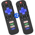 (Pack of 2) Replacement Remote Control for Roku TV,for TCL/Hisense/Sharp/Philips/Onn/Element/Insignia Roku TV,with Shortcut Buttons Netflix/YouTube/Hulu/Disney+ (NOT for Roku Stick or Box)