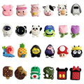 24 Pcs Cable Protector for iPhone/ipad USB Cable, Plastic Cable Protectors Cute Drink Fruit Dinosaur Animals Charging Cable Saver, Phone Accessory Protect USB Charger for Birthday Party (24B)