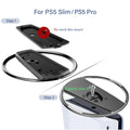 ANNSKIN PS5 Slim Stand Vertical Stand for PS5/PS5 Slim Consoles Non-Slip Base Mount for PlayStation 5 Accessories