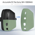 Silicone Case for Sony WH-1000XM5, Sony xm5 Wireless Headphones Protective case Cover,Cactus Green