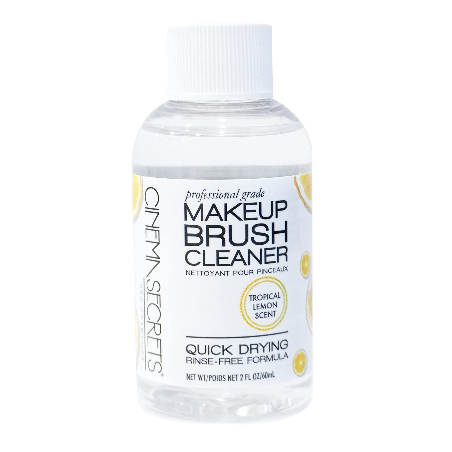 Cinema Secrets Professional Makeup Brush Cleaner, 2 fl oz, Lemon