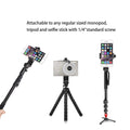 Ailun Phone Holder/Vertical and Horizontal Tripod Mount Adapter Rotatable Bracket with 1/4 inch Screw, Adjustable Clip for iPhone, Android Cell Phone, Selfie Stick, Camera Stand