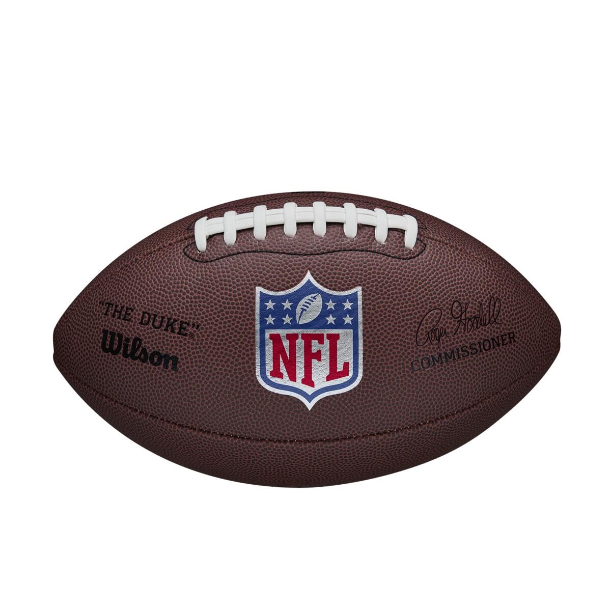 Balones de fútbol auténticos de la NFL de WILSON: The Duke, Brown