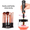 Premium Makeup Brush Cleaner Dryer Electric Brush Cleaner Brush Cleaner - Includes Brush Head Rotator (USB)