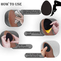 Non-Slip Shoes Pads Sole Protectors Adhesive, High Heels Anti-Slip Shoe Grips (Black 4pairs)