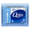 Paquete de viaje de hisopos Q-tips, 30 unidades, paquete de 1 azul