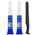 1DFAUL Aquarium Glue, 2Pcs Coral Glue, Aquarium Glue Fish Safety, Quick Drying, Reef Glue for Plants Moss Aquascaping, Water Plant, Moss, Coral, Stone, Wood (2)