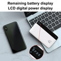 SLuB Portable Charger, 12000mAh Power Bank, 3A Fast Charging Battery Pack, LED Display, Portable Phone Charger, Slim Portable Phone Battery Charger, Suitable for iPhone, Samsung, Tablet Etc (White)