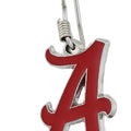 NCAA Siskiyou Sports Womens Alabama Crimson Tide Chrome Dangle Earrings One Size Team Colors