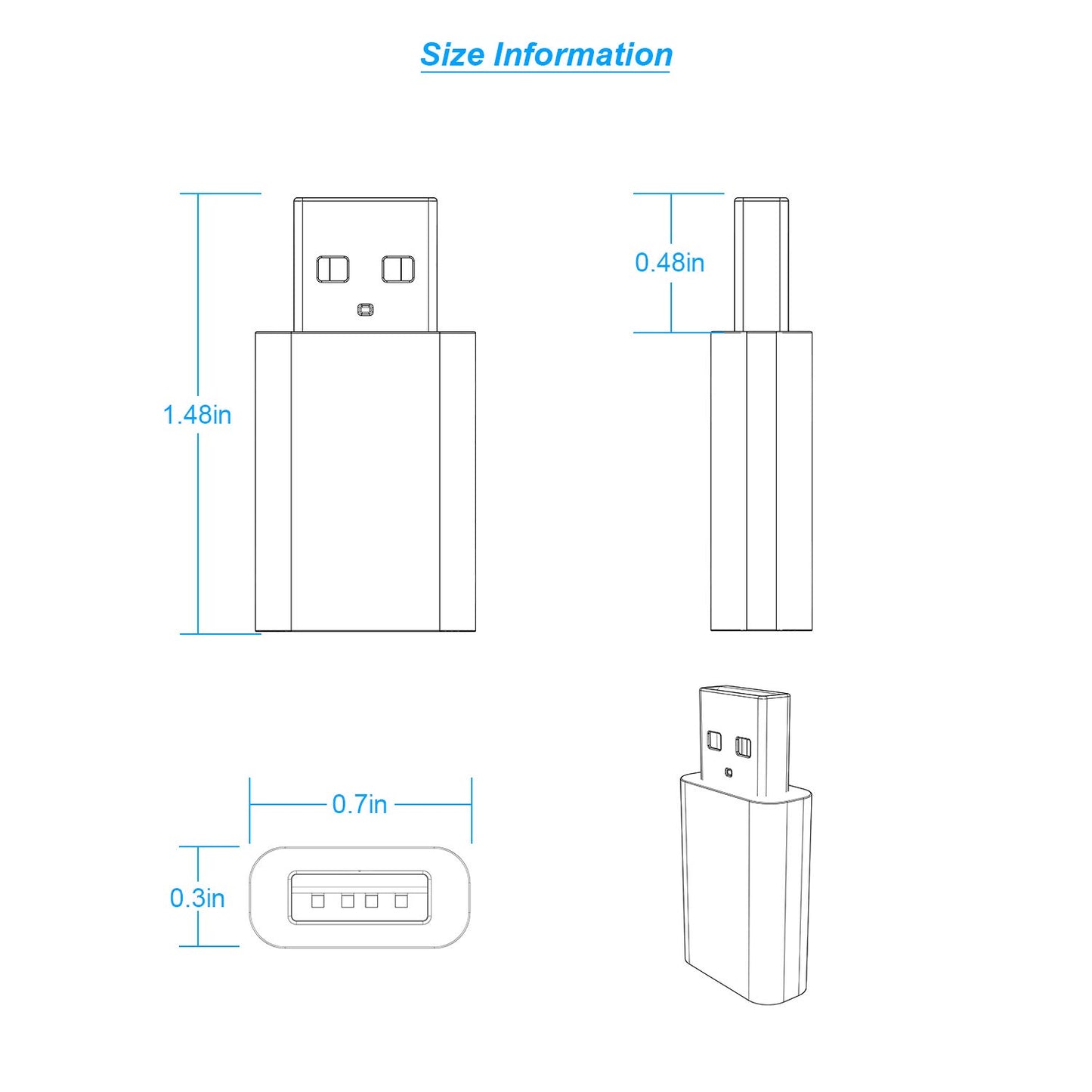 LMUBOY USB to USB C Adapter,USB-C Female to USB Male Adapter Compatible with Apple MagSafe Watch 10/9/8/7/SE/Ultra,Car,iPhone 16 15 14 13 12 Mini Pro Max,iPad,Galaxy,Pixel 7 6 5,CarPlay,Wall Plug