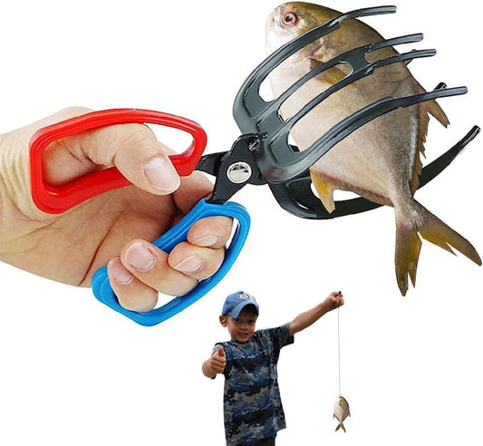 fishing pliers,3 Claw Fish Gripper,fishing claw gripper,Metal Fish Control Clamp,fish hook remover tool,fish lip gripper,fish,fishing,Fishing Gear,fishing equipment,Gift for Men,Fishing Accessories