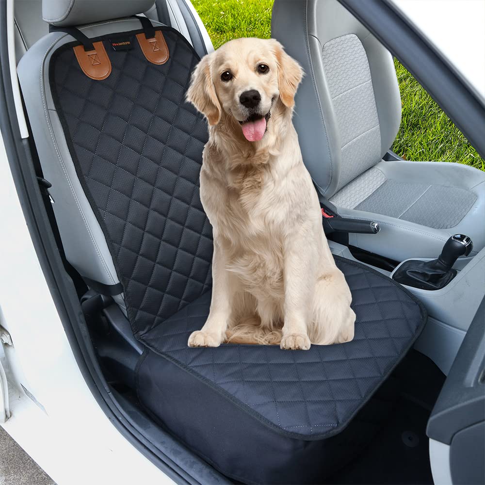 Car Front Seat Covers for Dogs Scratch-Proof Pet Car Seat Cover Front Seat Non-Slip Car Seat Protector for Dogs Car Seat Cover for Dogs Bucket Seat Cover for Dog for Trucks, Cars & SUVs