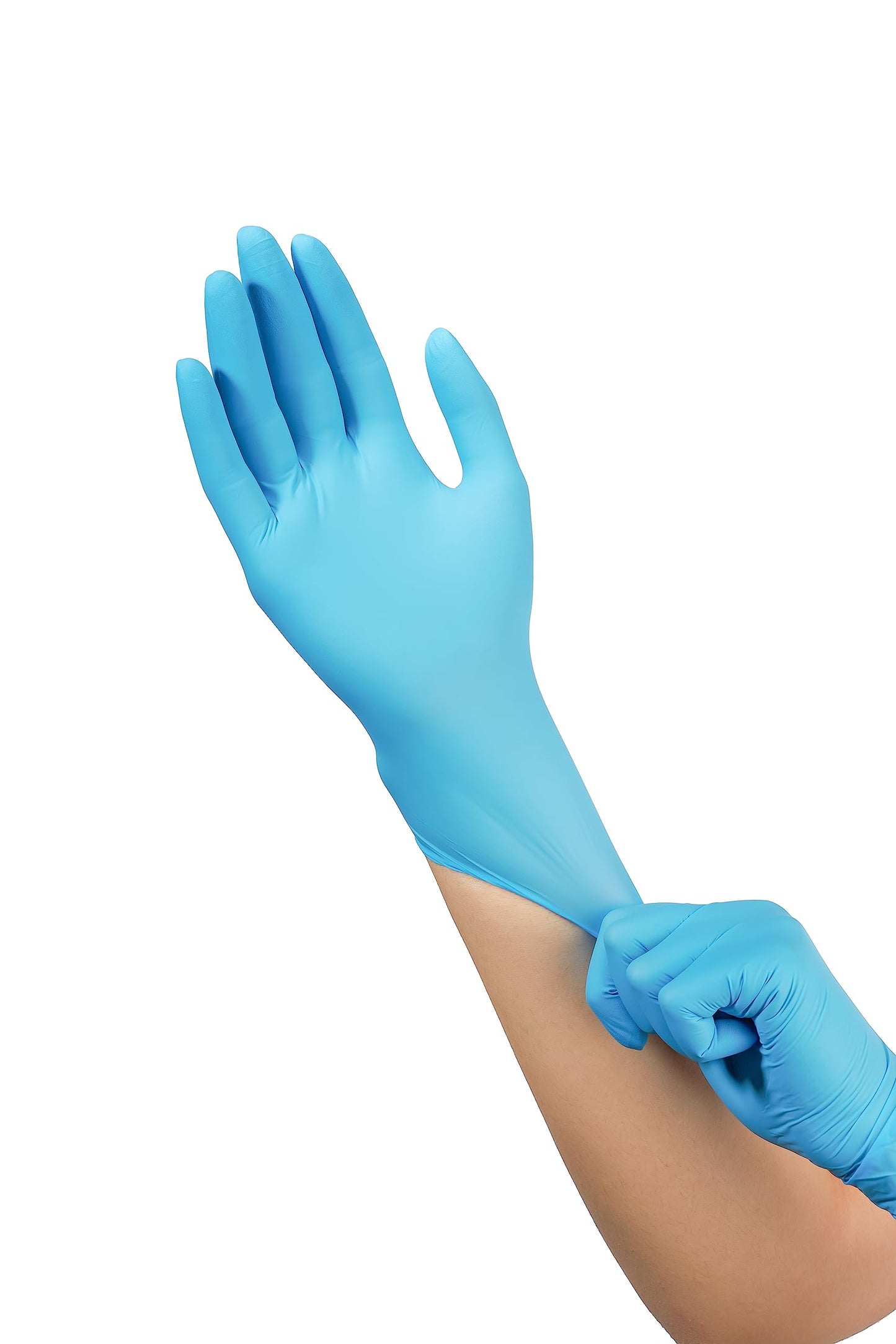 Atlas Medical Supply LLC Nitrile Gloves, Pack of 100 - Latex-Free, Powder-Free Gloves for Hygienic Protection, Home, and Office Use (Small)