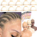 FDBJulyy 10 Pcs Transparent HD Wig Cap, Thin Nylon Cap for Women, Suitable for Parties, Weddings, Graduations, Cosplay, Halloween