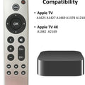 Universal Replacement Remote for Apple TV 4K/ Gen 1 2 3 4/ HD A2843 A2737 A2169 A1842 A1625 A1427 A1469 A1378 A1218, No Voice Command Included