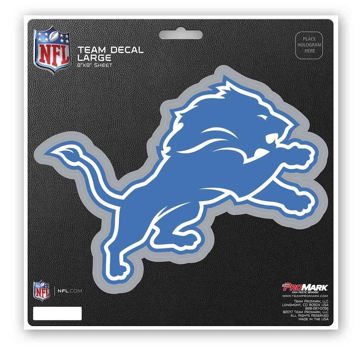 Autocollant grand format FANMATS 62606 Detroit Lions 8x8