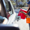 Autocollants de voiture amusants, décalcomanies de consommation de gaz élevée, autocollants de jauge de carburant vides (noir)