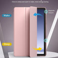 TiMOVO Case for Samsung Galaxy Tab A9+/A9 Plus 11" 2023, Slim Soft TPU Translucent Frosted Back Protective Cover for Galaxy Tab A9+ Tablet SM-X210/X216/X218, Auto Wake/Sleep, Rose Gold