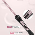 3/8 Inch Curling Iron, Small Curling Wand for Short & Long Hair, Ceramic Wand Curling Iron with 2 Temperature, Instant Heat Up, Include Heat Protective Glove & 2 Clips