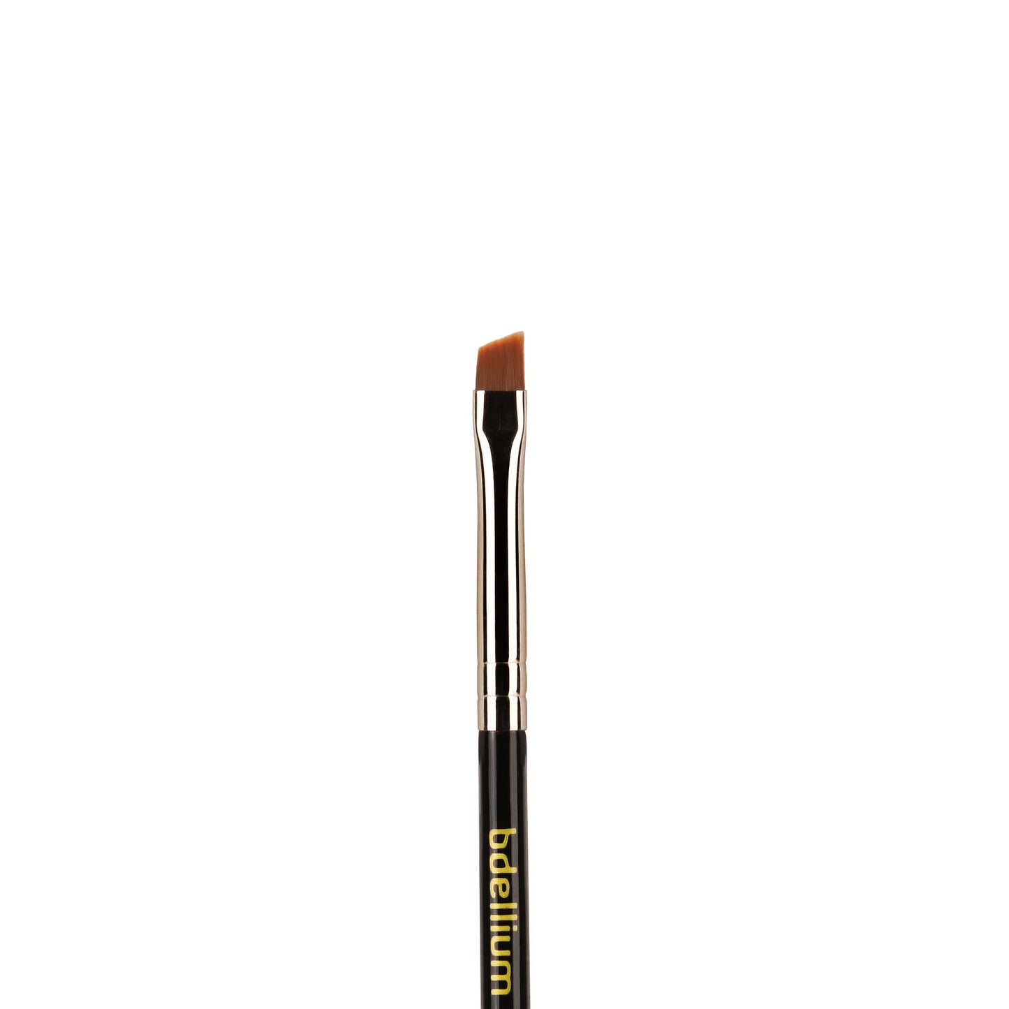 Bdellium Tools Professional Makeup Brush - Maestro Series 762 Small Angle - With Soft Synthetic Fibers, For Shaping & Filling Eyebrows (Black, 1pc)