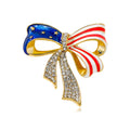 American Flag Pins 2024 American Flag Lapel Pins 2024 Crystal Flag Lapel Brooch Memorabilia Gift for 2024 United States Presidential Election