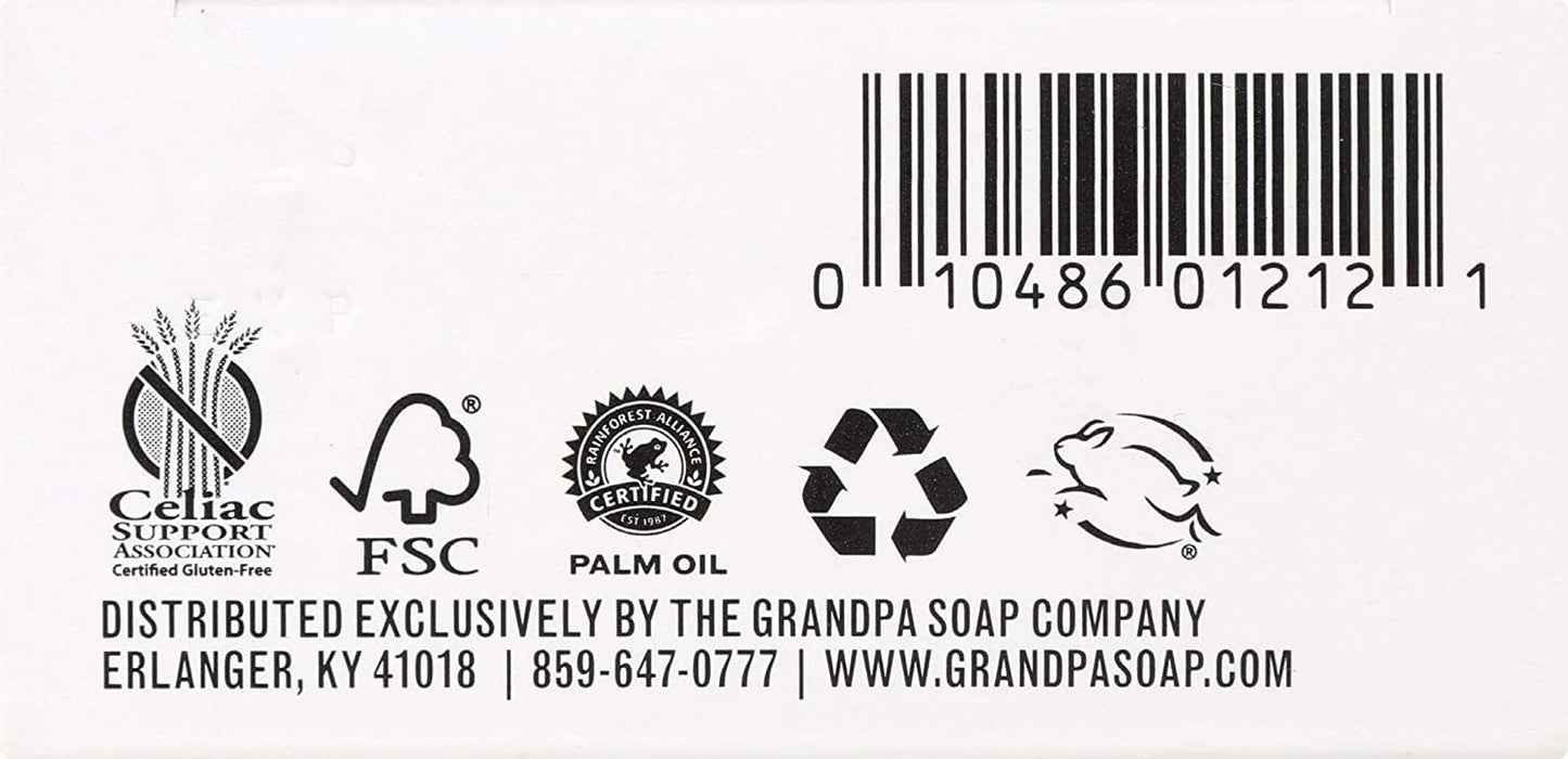 The Grandpa Soap Company Thylox Bar Soap Vegan, Clean Face & Body Soap | Acne Treatment Soap with 3% Sulfur | Paraben Free Bar Soap | Unisex | 3.25 Oz.