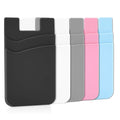 Senose Phone Wallet, Card Holder for Back of Phone Stick on Phone Cases Great Storage Compatible for iPhone/Android/Samsung Galaxy Pack of 5