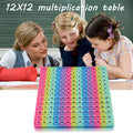 Cahier d'exercices d'apprentissage de la table de multiplication 12 P00P Jeu de multiplication Fidget 12x12 Table Math Games Jouet de table numérique, Jeu d'apprentissage Fidget Jouet soulage le stress, crée diverses opérations mathématiques,