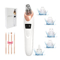 2024 Blackhead Remover Pore Vacuum,Facial Pore Cleaner-5 Suction Power,5 Probes,USB Rechargeable Blackhead Vacuum Kit Electric Acne Extractor Tool for Adult (White)