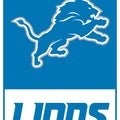 Póster de pared con el logotipo 21 de los Detroit Lions de la NFL de Trends International, 34 x 22,4 cm, versión sin marco