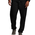 Pantalon de survêtement élastique en polaire Eversoft pour homme de Fruit Of The Loom avec poches, coupe décontractée, évacuant l'humidité et respirant, noir, taille L US