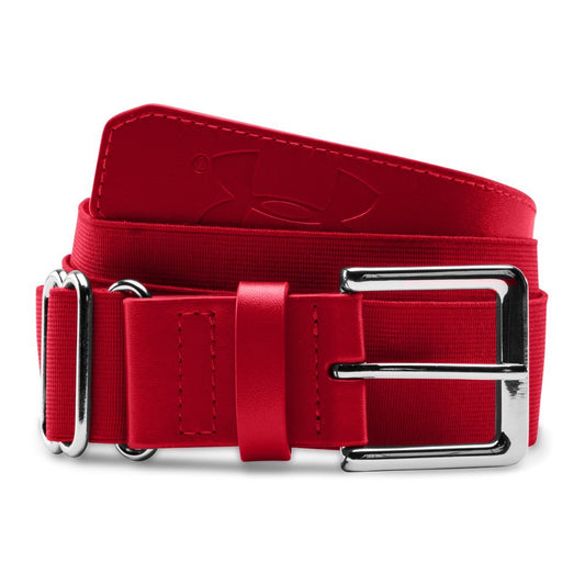 Under Armour Kids' UA Baseball Belt OSFA Red