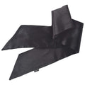 Bevisun Lot de 2 foulards à bords satinés pour femmes, foulards pour cheveux, pour perruques à dentelle frontale, bande antidérapante pour le yoga, le maquillage, le visage, le sport (NOIR #2PCS)