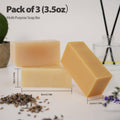 3 PCS Clean Bar Soap with Vitamin E Olive, Natural Essential Soap Bar Gift Set for Body Face, Smooth Skin Bath Soap for All Skin Types Roman Chamomile, Frankincense, Lemongrass Soap Handmade 3.5 oz