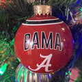 Boule de verre Alabama Crimson Tide – Édition limitée Boule de verre FOCO – Représentez la NCAA et montrez votre esprit d'équipe avec des décorations de vacances pour fans de football sous licence officielle