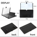 Smartphone Screen Magnifier Stand 14 Inch 3D Foldable Amplifier Stand Holder for Cell Phone Adjustable Angle for Families Mom Dad