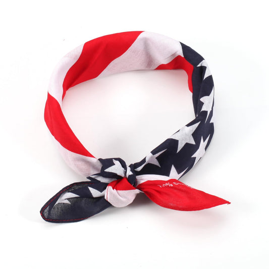 Bandeau Bandana Drapeau Américain Rouge Blanc et Bleu Ardorchid Bandeaux Patriotiques USA pour Hommes et Femmes Foulard Cou et Visage Enveloppement de Tête